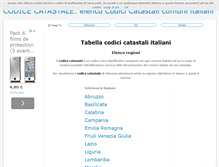 Tablet Screenshot of codicecatastale.it